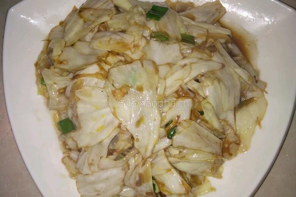 酸甜包菜的做法图解5