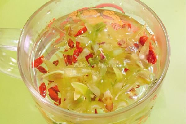 铁皮石斛花枸杞茶的做法图解4