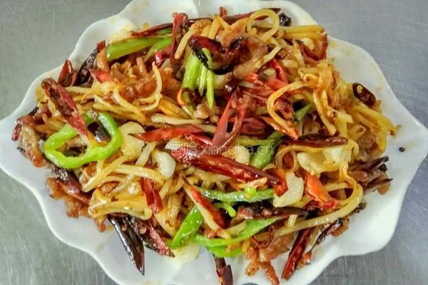 香辣土豆丝的做法图解4