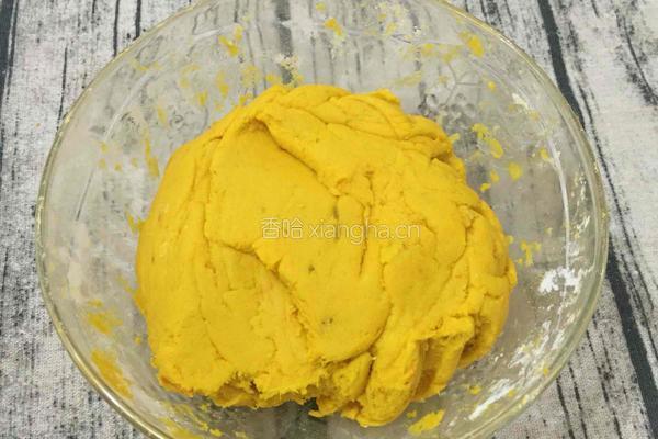 坚果仁南瓜饼的做法图解10