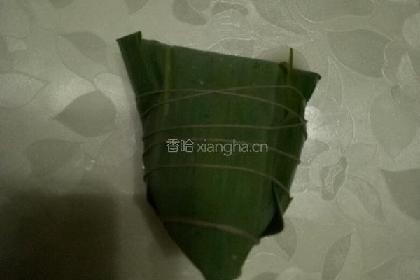 红豆蜜枣粽子的做法图解3