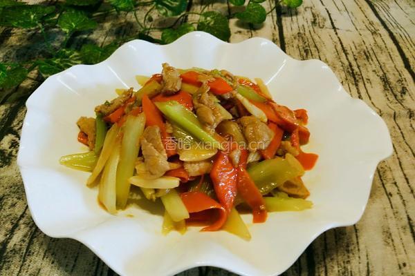 双色炒肉片的做法图解8