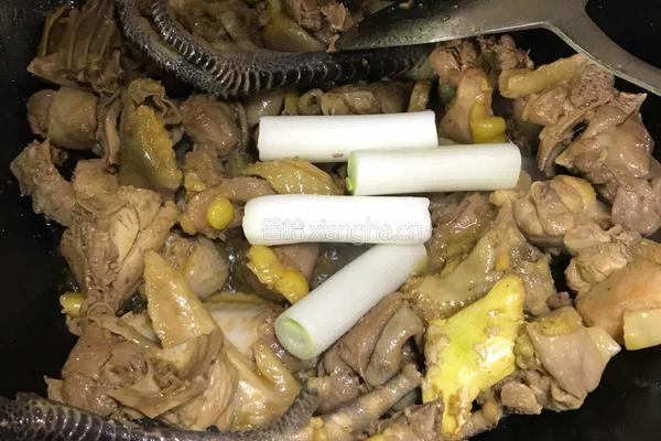 野生菌烧鸡的做法图解5