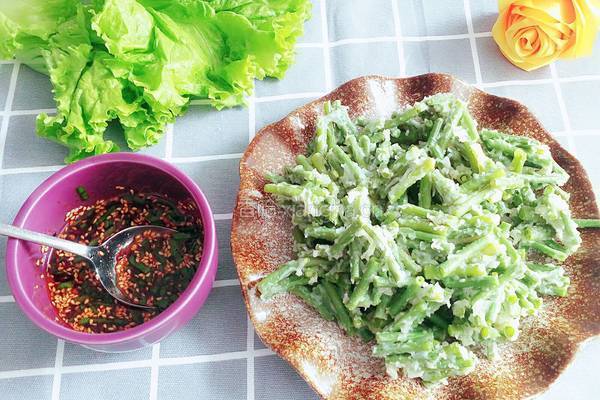 蒸豇豆的做法图解14
