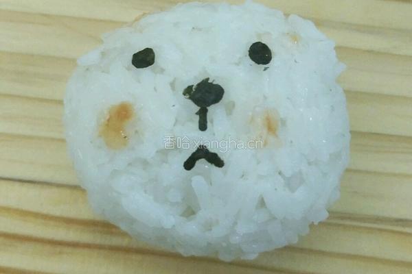 兔子饭团的做法图解4