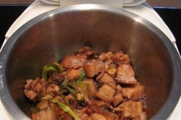 电饭锅话梅红烧肉的做法图解6