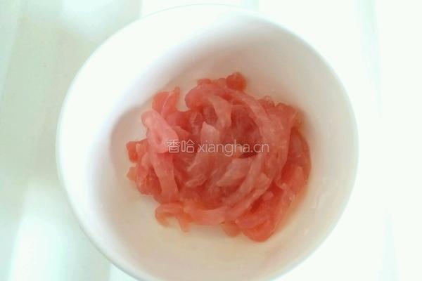 西红柿肉丝面片汤的做法图解5