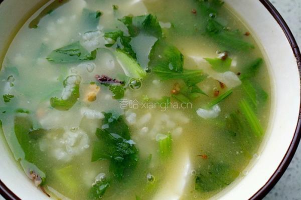 芹菜鸭蛋粥的做法图解11