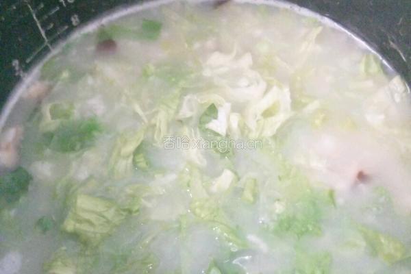 生菜瘦肉粥的做法图解9