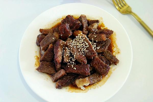 黑椒煎牛排的做法图解8