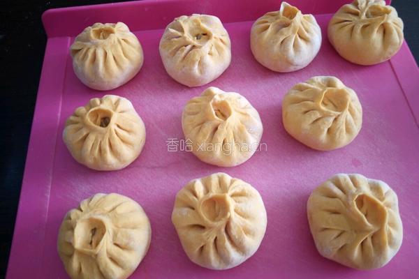 南瓜西葫芦肉包的做法图解12