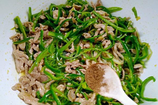 青椒肉丝的做法图解11
