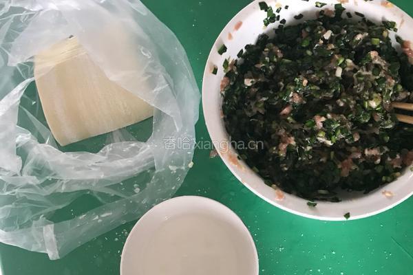 韭菜馅馄饨的做法图解3