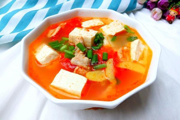 瘦肉番茄豆腐汤的做法图解9