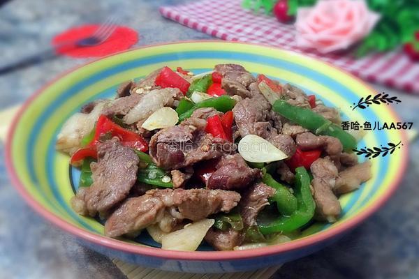 青椒炒肉的做法图解7