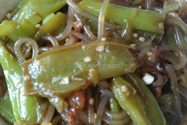 辣椒粉条炒猪肉的做法图解6