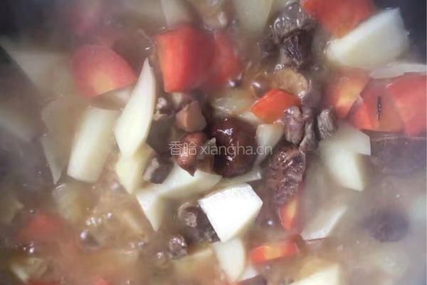 咖喱牛肉块米饭的做法图解6