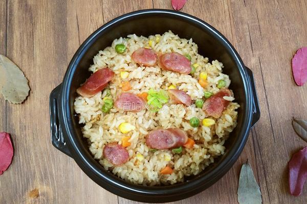 广味腊肠焖饭的做法图解6
