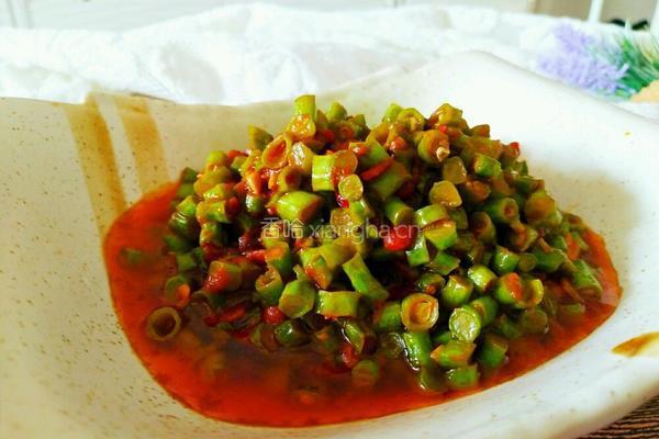 黄豆酱炒豆角的做法图解8