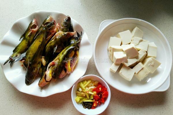 黄鸭鱼炖豆腐的做法图解1