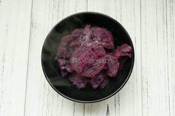 紫薯奶酪球的做法图解2
