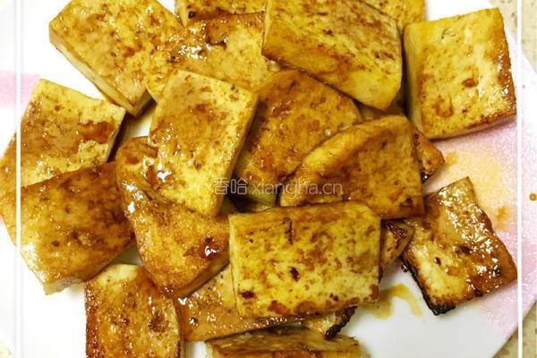电饼铛煎豆腐的做法图解4