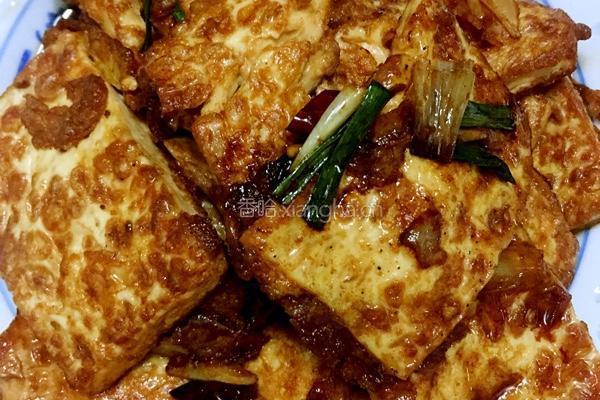 香煎豆腐的做法图解5