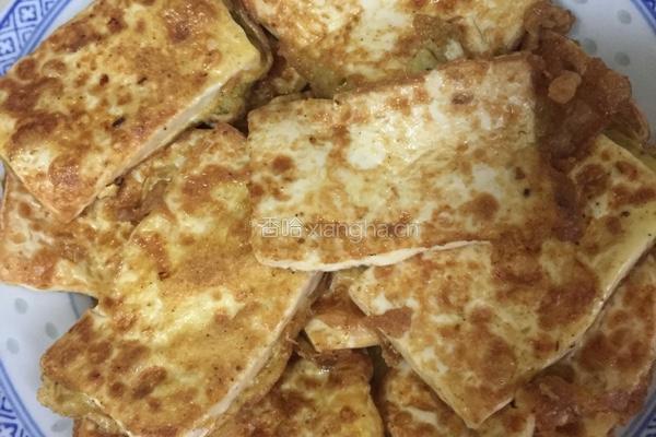 香煎豆腐的做法图解4