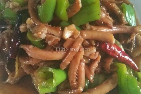 爆炒鱿鱼须的做法图解3
