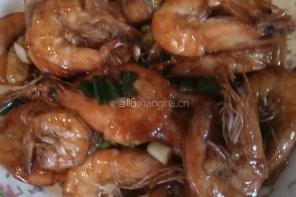 蒜蓉炒虾的做法图解5