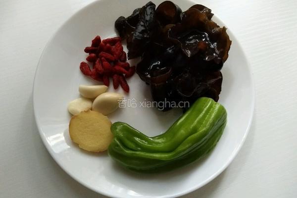 山药炒黑木耳的做法图解2