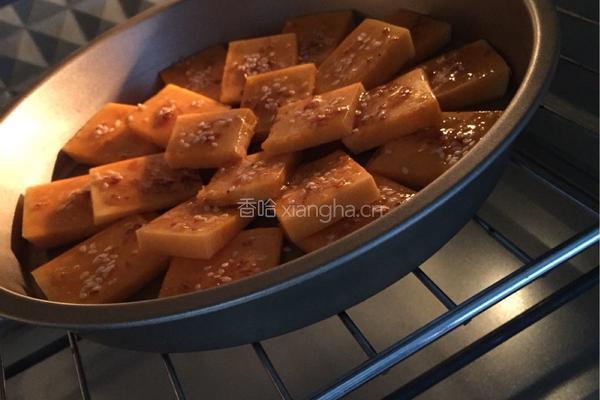 糖桂花烤南瓜的做法图解7