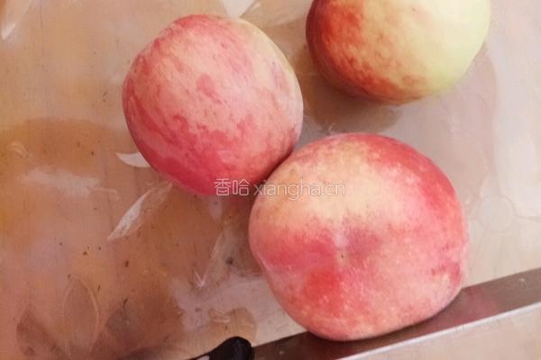 凉拌水蜜桃的做法图解2