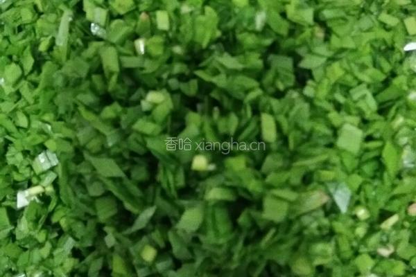 韭菜鸡蛋海米饺子馅的做法图解3