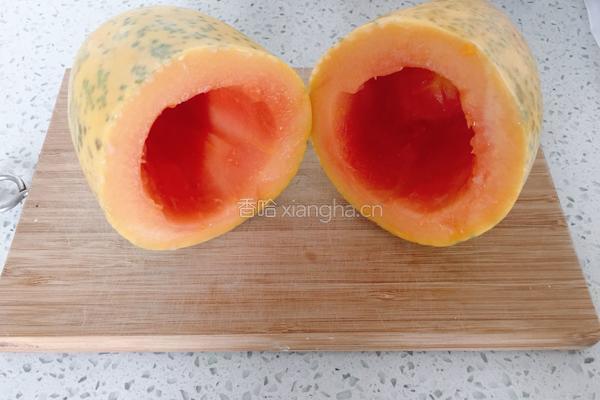 木瓜椰奶冻的做法图解5