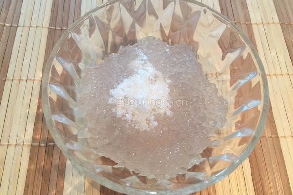 椰汁芒果红豆西米露的做法图解9