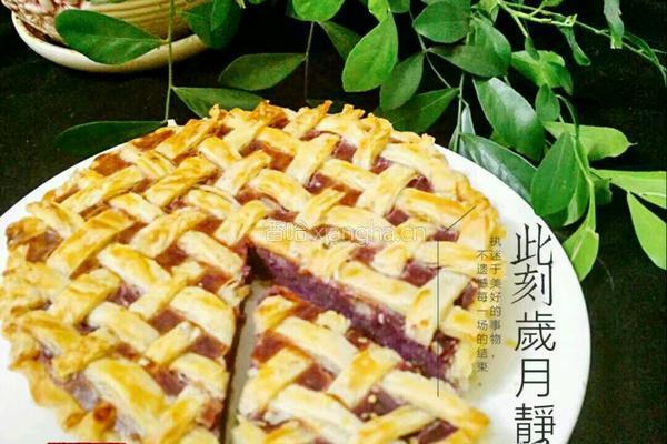 好吃美味的紫薯派的做法图解9