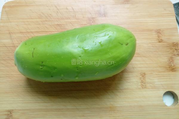 家常烧茄条的做法图解1