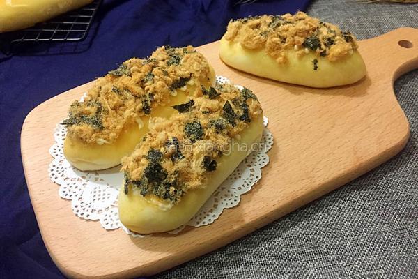 海苔肉松面包的做法图解23