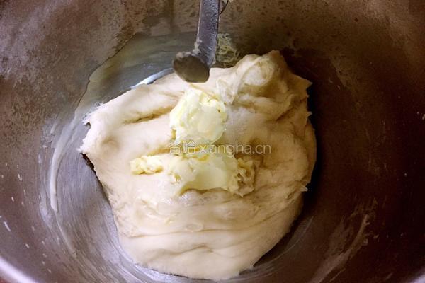 海苔肉松面包的做法图解3