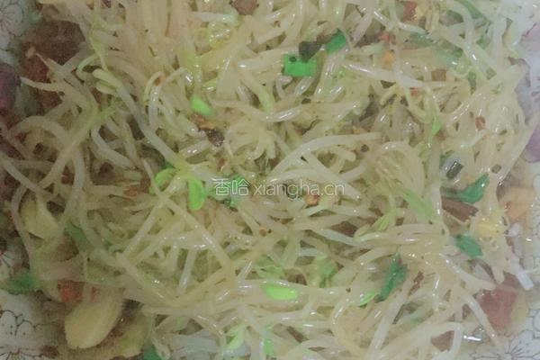 凉拌绿豆芽的做法图解7