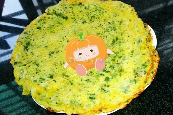 鸡蛋韭菜煎饼的做法图解3