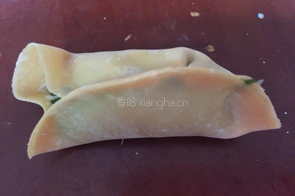 五色韭菜饺子的做法图解9
