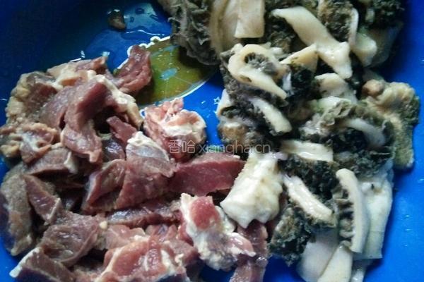 番茄牛肚牛肉的做法图解2