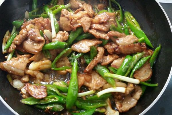 家常辣椒炒肉的做法图解12