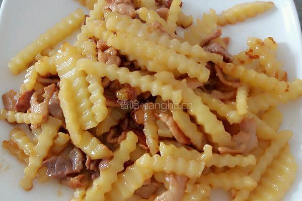 瘦肉炒土豆的做法图解8