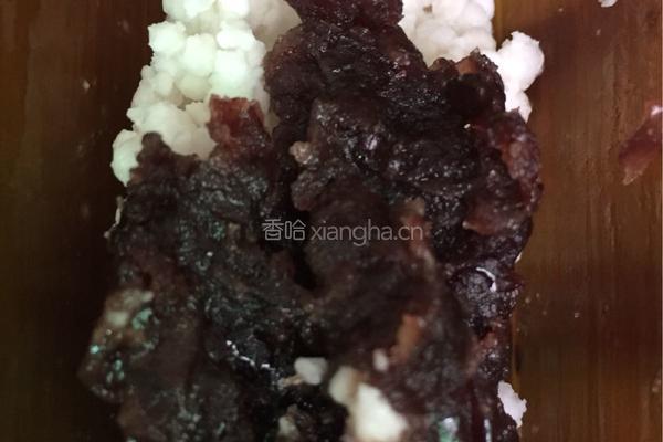 西米红豆棕子的做法图解5