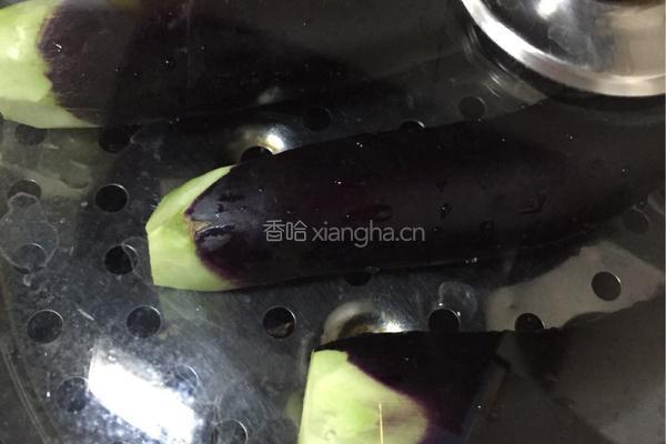 凉拌蒸茄子的做法图解3