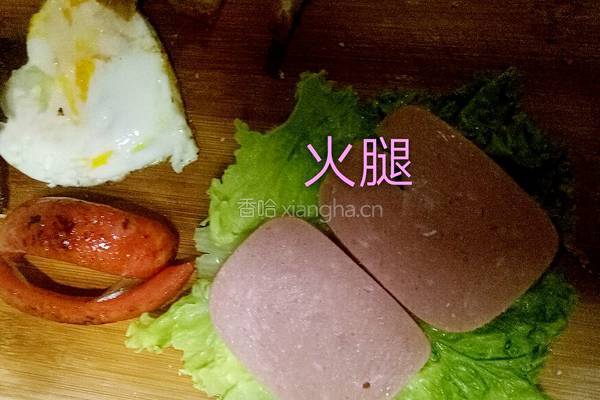 丰盛的三明治(≧▽≦)的做法图解4