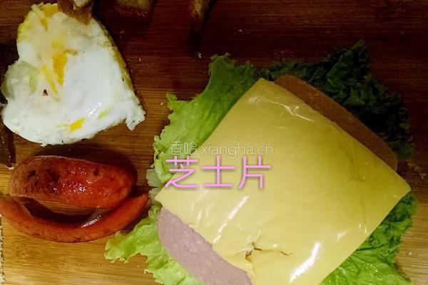 丰盛的三明治(≧▽≦)的做法图解5